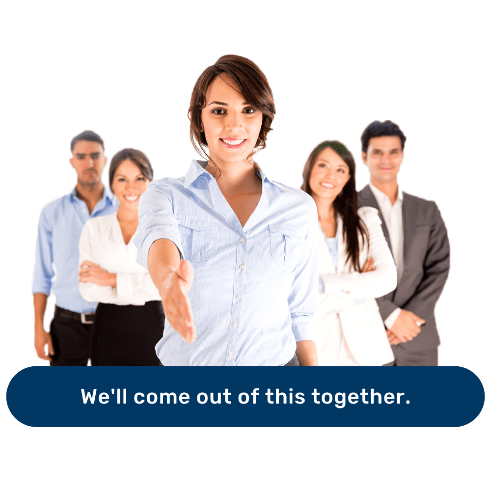 Professional Business women giving a hand for hand shake
